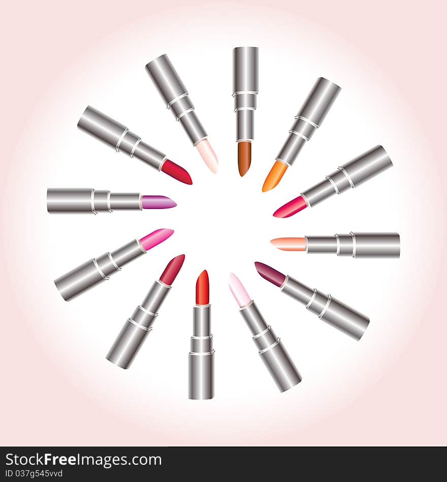 Set Of Color Lipsticks