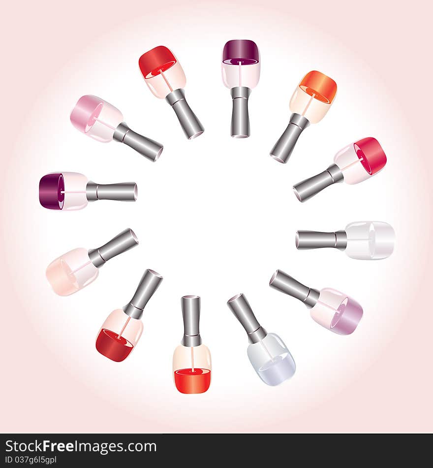 Color nail enamels