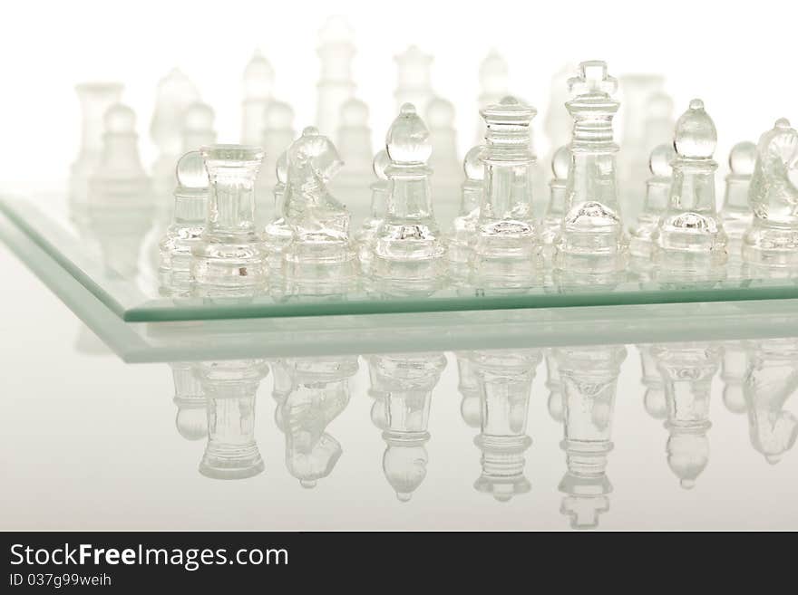 Beautiful Glass Chess