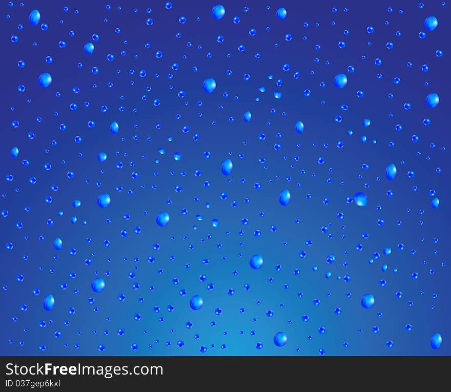 Background from a rain