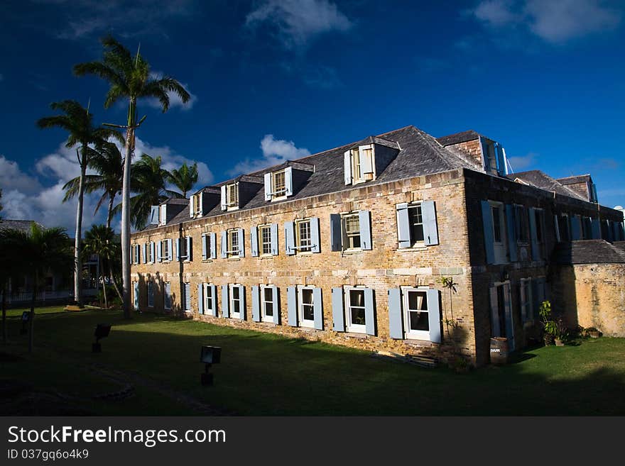 Storical home in Antigua e Barbuda winter 2011. Storical home in Antigua e Barbuda winter 2011