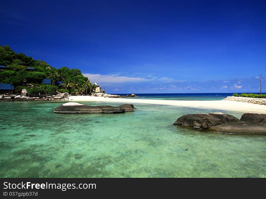 Koh Nang Yuan, island in south of Thailand. Koh Nang Yuan, island in south of Thailand