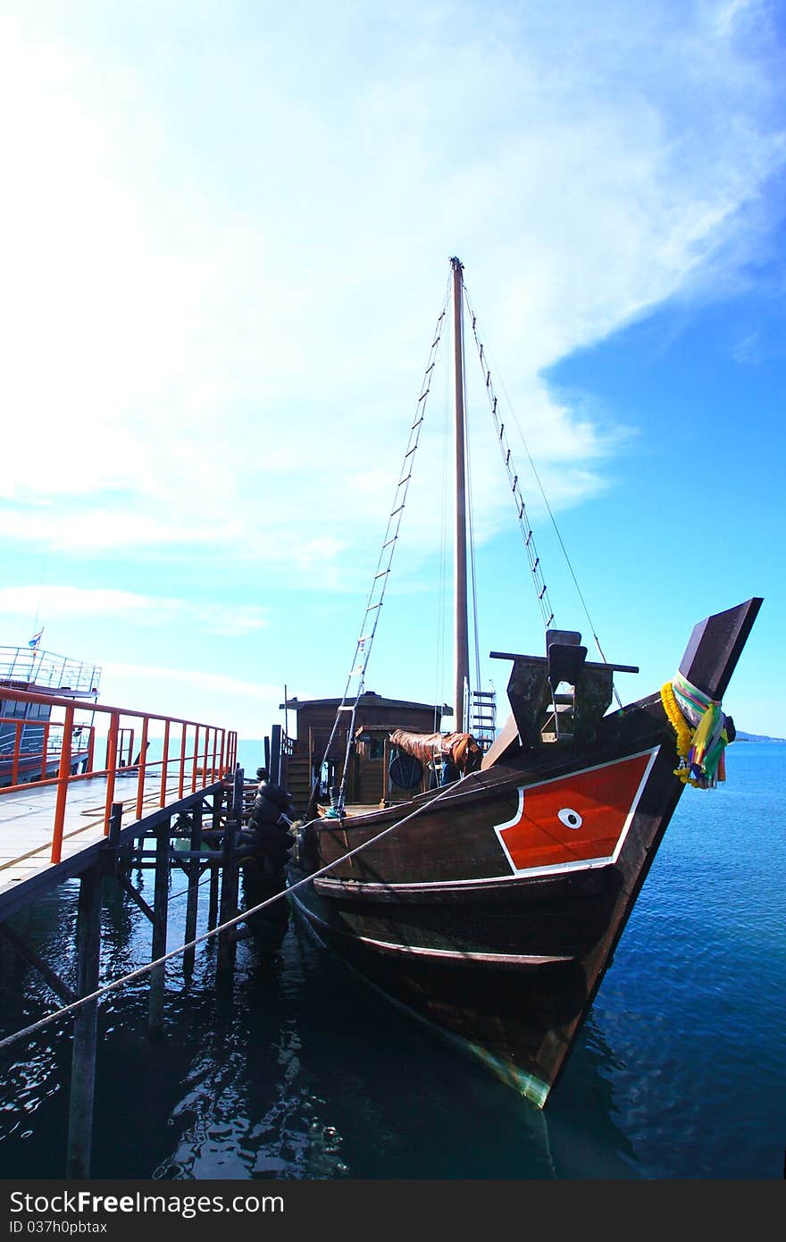 Samui Port, south of Thailand