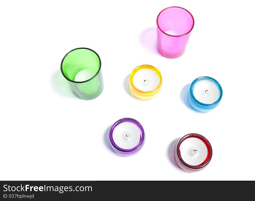 Colorful candlesticks