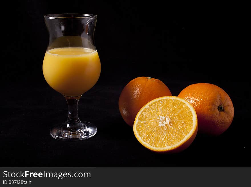 Glass Of Orange Juice