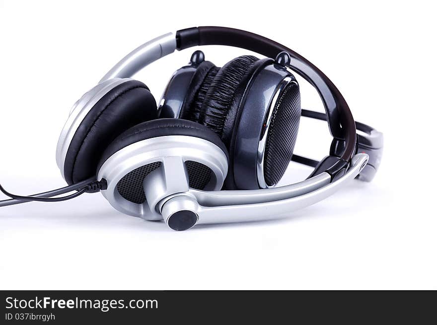 Grey headsets