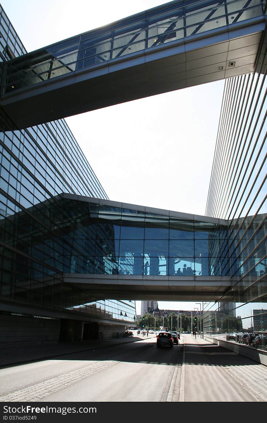 Modern Glass Building - Exterior