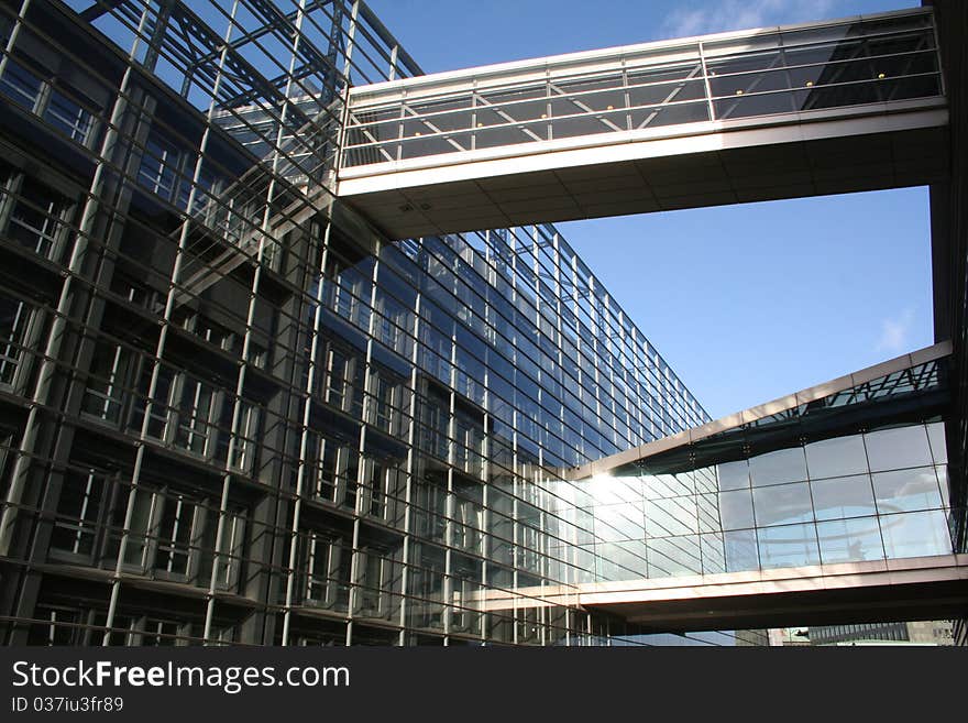 Modern Glass Building - Exterior