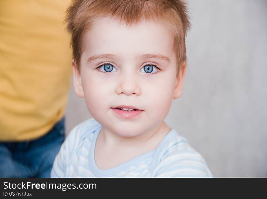 Beautiful children blue-eyed boy. Beautiful children blue-eyed boy