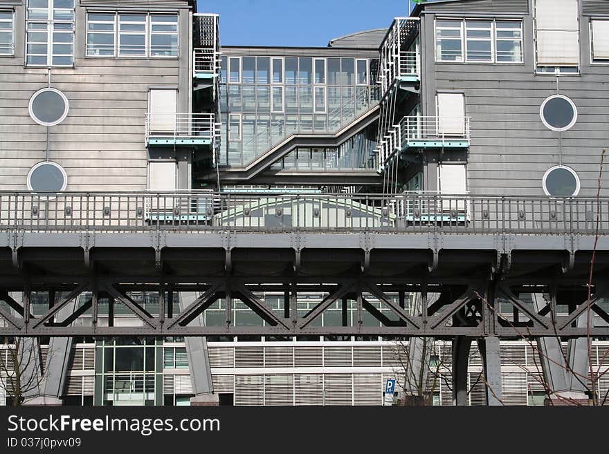 Metro Station In Hamburg, Germany