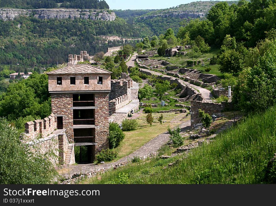 Tzarevetz fortress in Veliko Tarnovo, Bulgaria