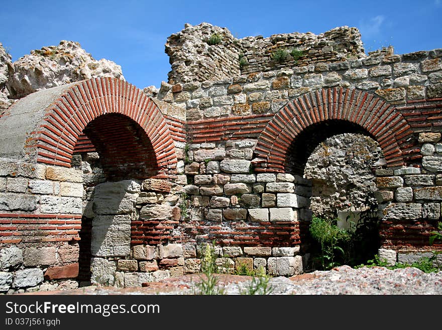 Old church in Nesebar Bulgaria