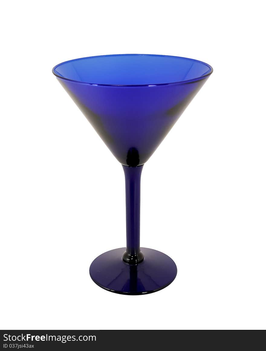 Cobalt Blue Wine Glass