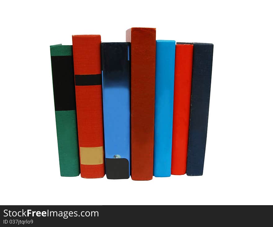 Books border bright collection background