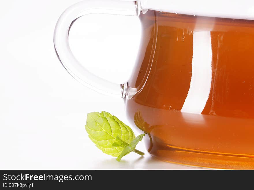 Healthy tea concept, studio shots