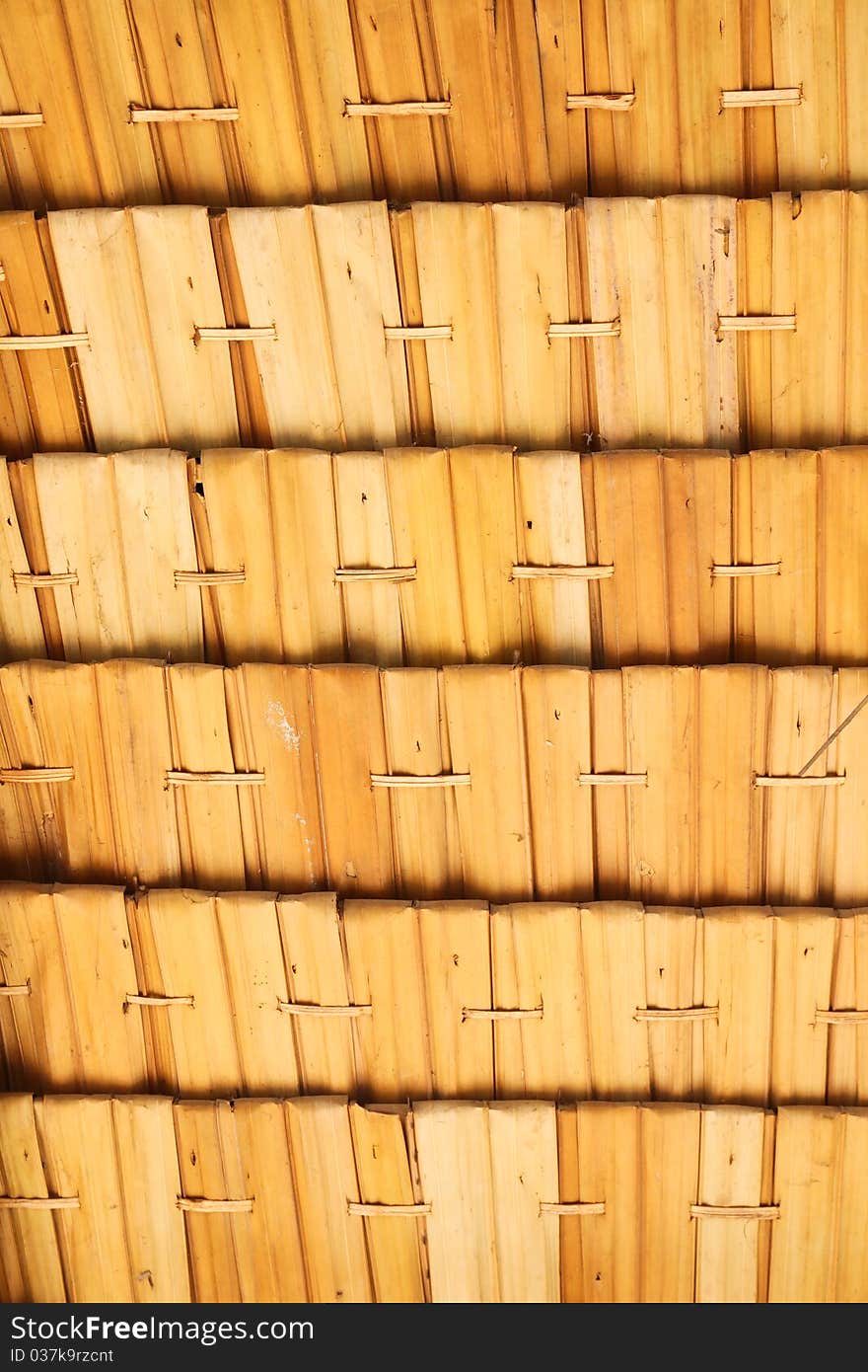 Bamboo weave screen