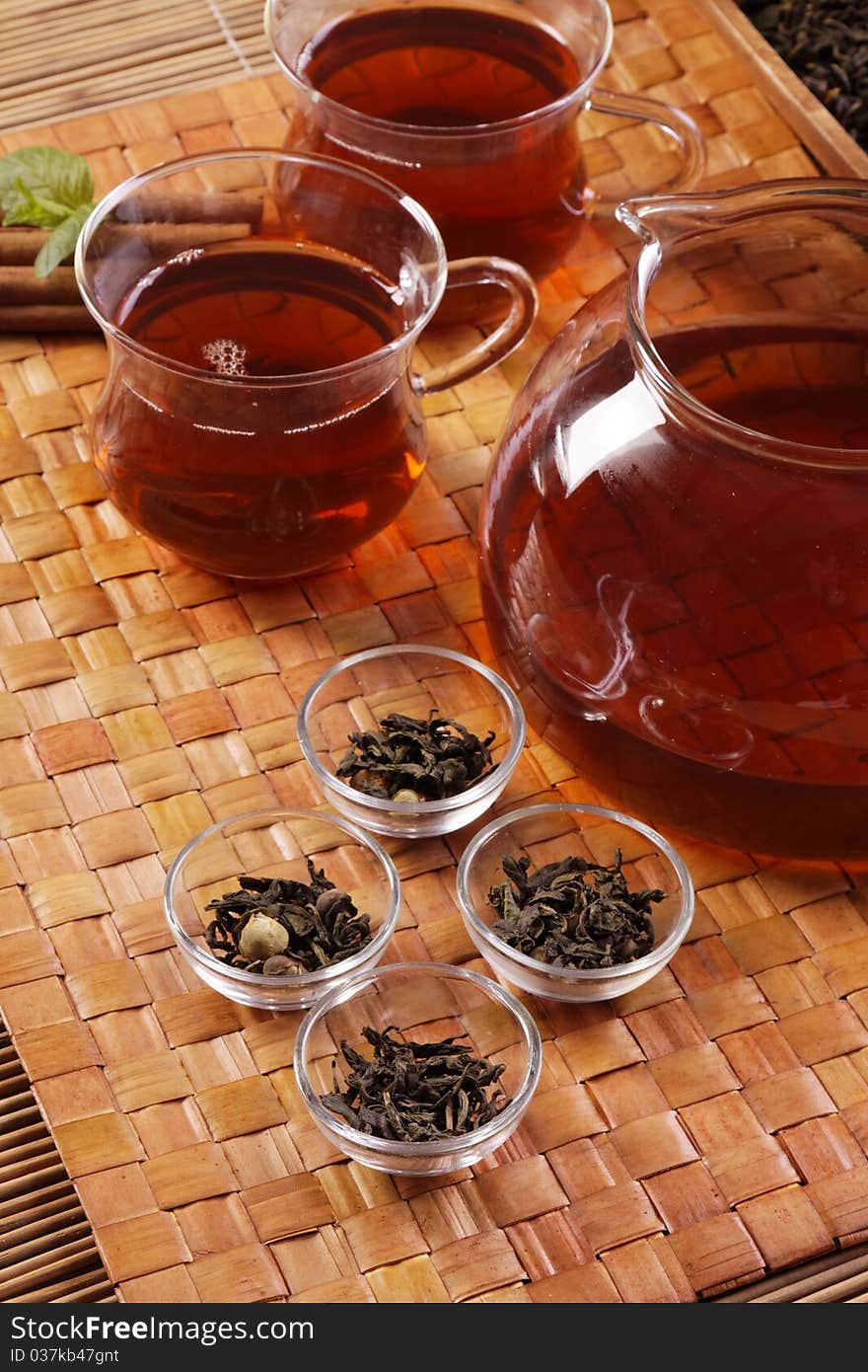 Healthy tea concept, studio shots