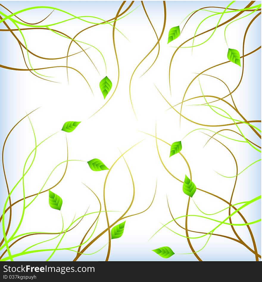 Light vegetative background from intertwining branches. Light vegetative background from intertwining branches.