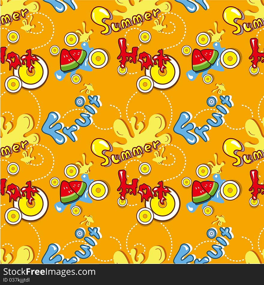 Seamless Summer Pattern