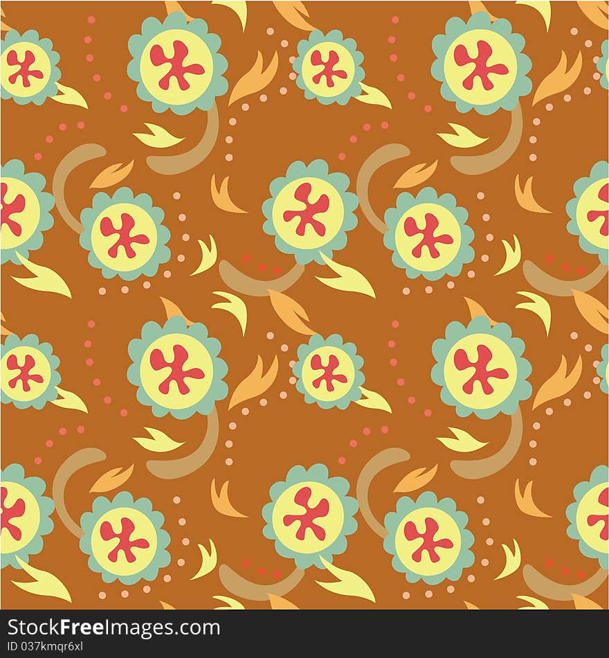 Seamless flower pattern