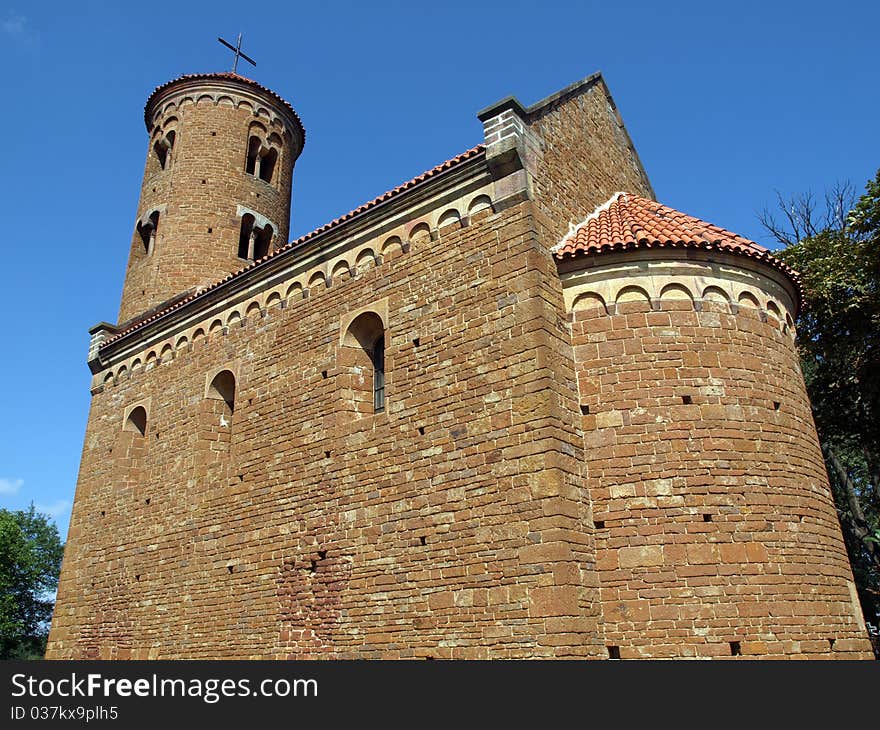 Romanesque Church of St. Giles in Inowlodz, Poland