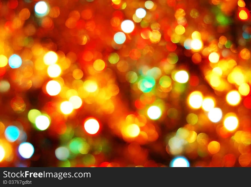 Abstract colorful background of sparkling lights