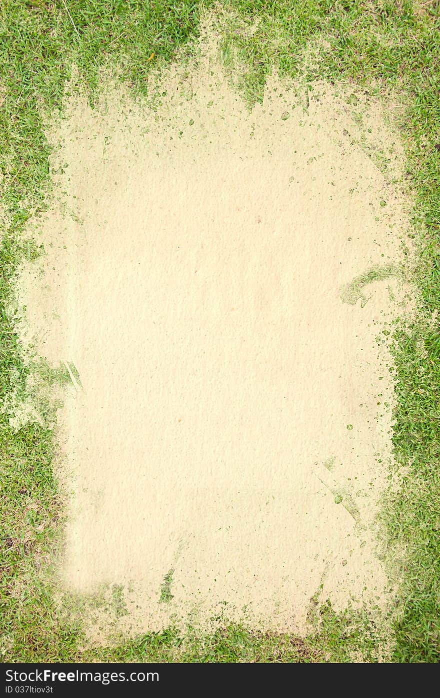 Close-up image of  green grass with space for your text