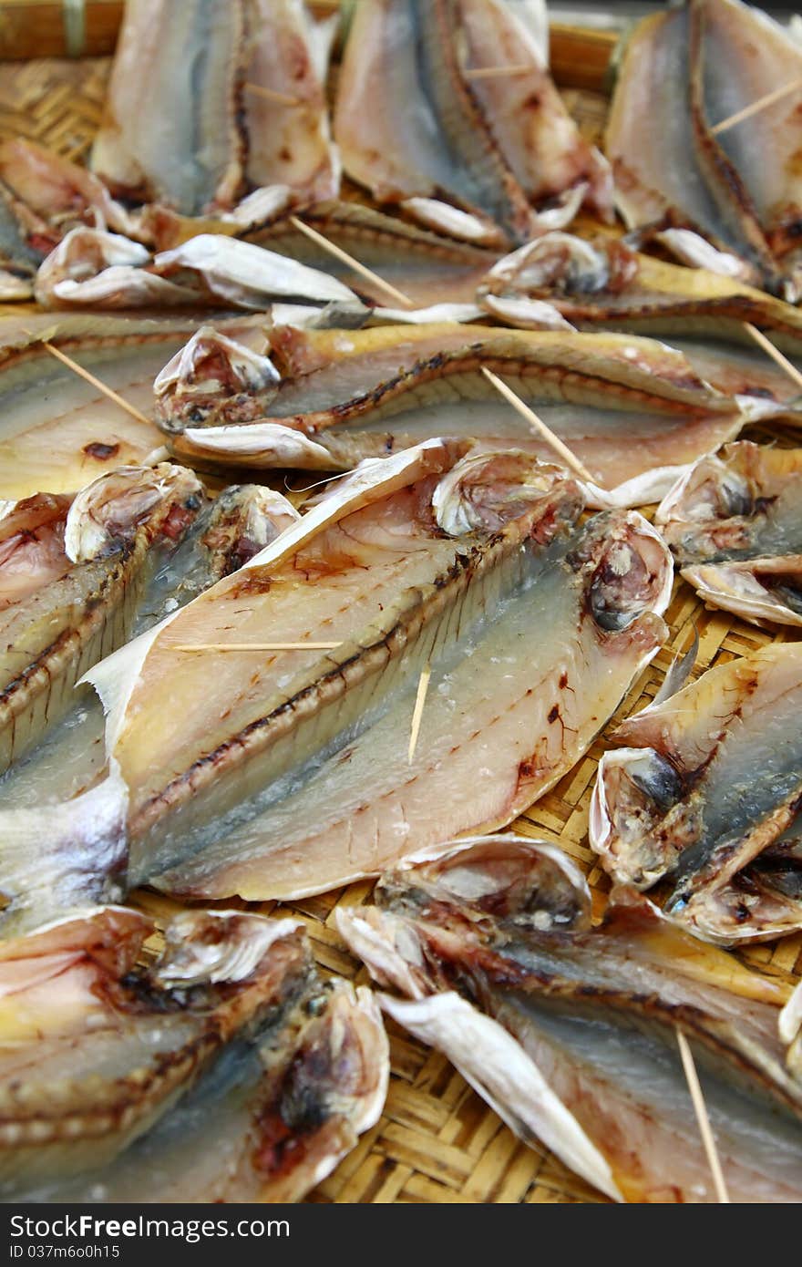 It is the traditional food, salted fishes found in Tai O, Hong Kong.