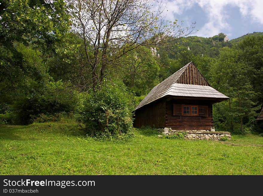 Traditional Slovakian Timber House