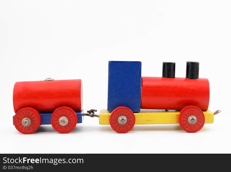 Colorful toy train