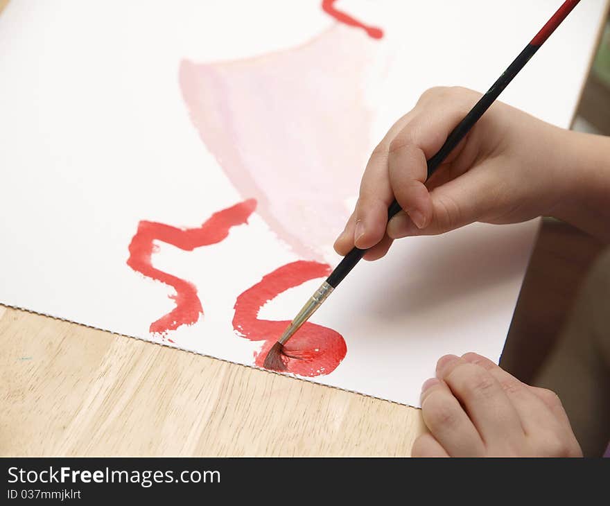 Child Painting