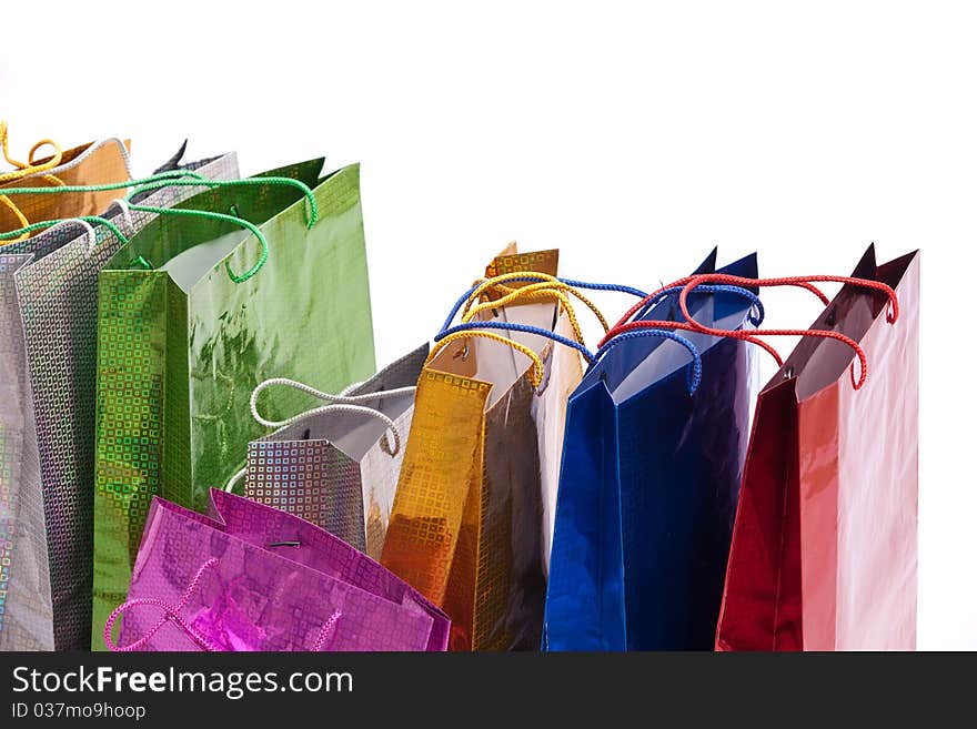 Colourful Shop Bags.