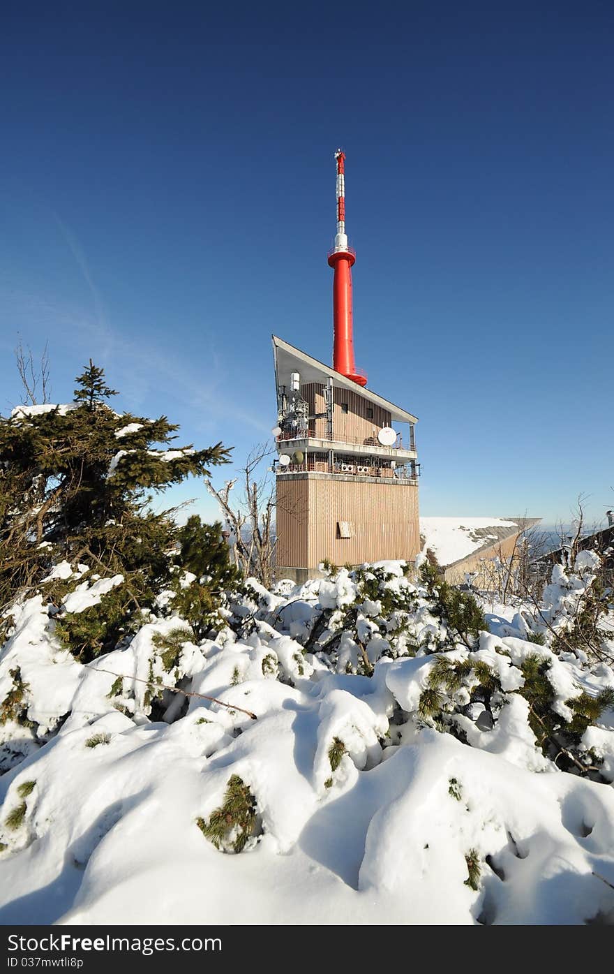 Mount Lysa in Beskydy mountains