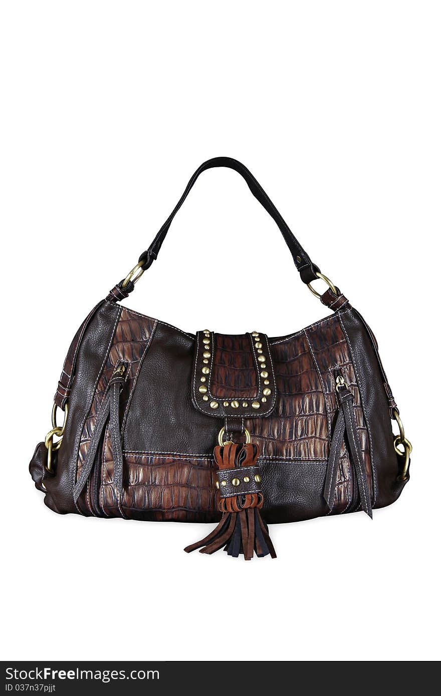 Brown Leather Woman Bag