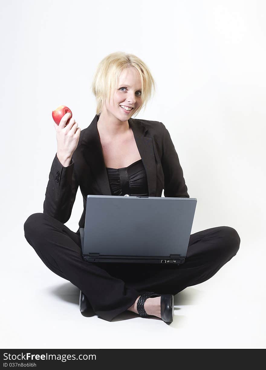 Businesswoman Sitting