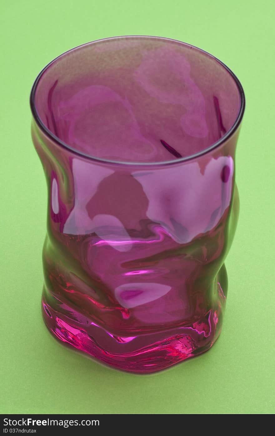 Vibrant Pink Glassware