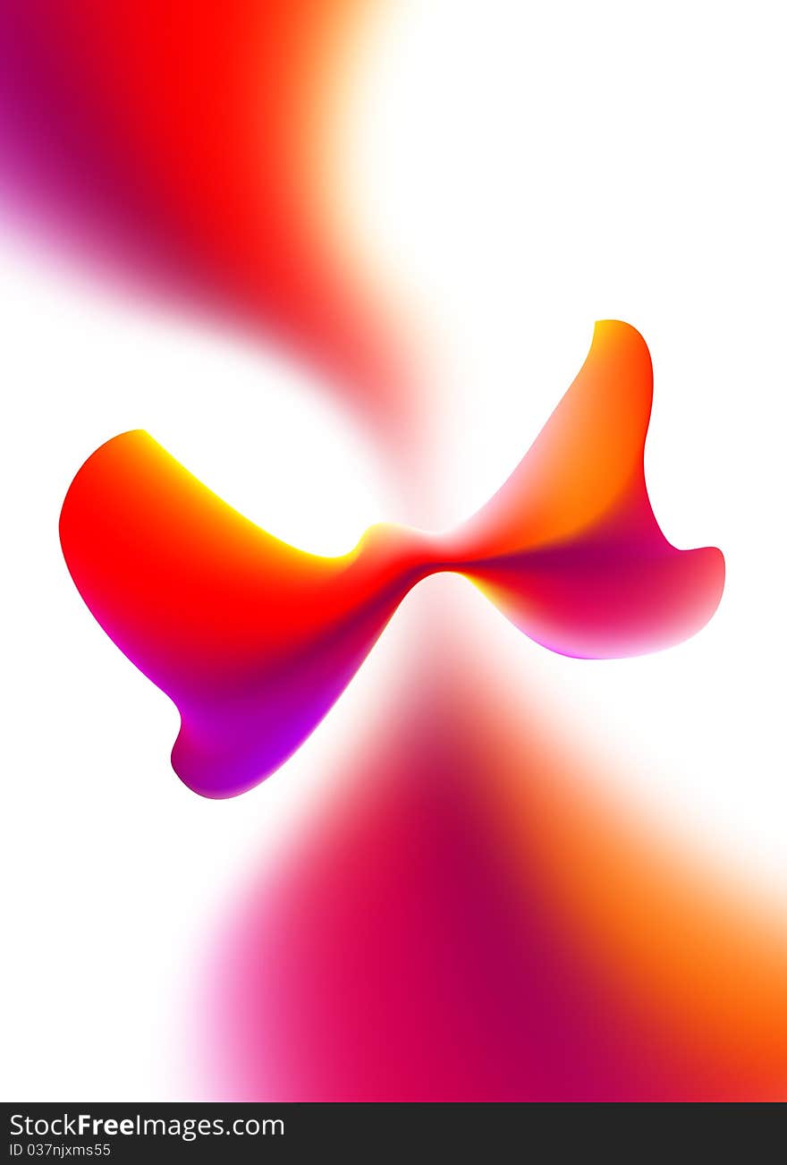 Style colorful abstract background with air butterfly. Style colorful abstract background with air butterfly