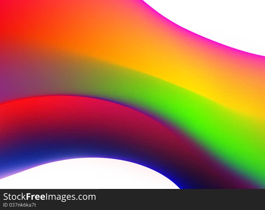 Colorful Abstract Waves Background