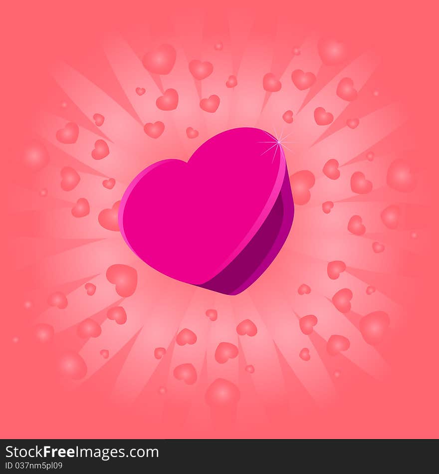 Big valentines heart