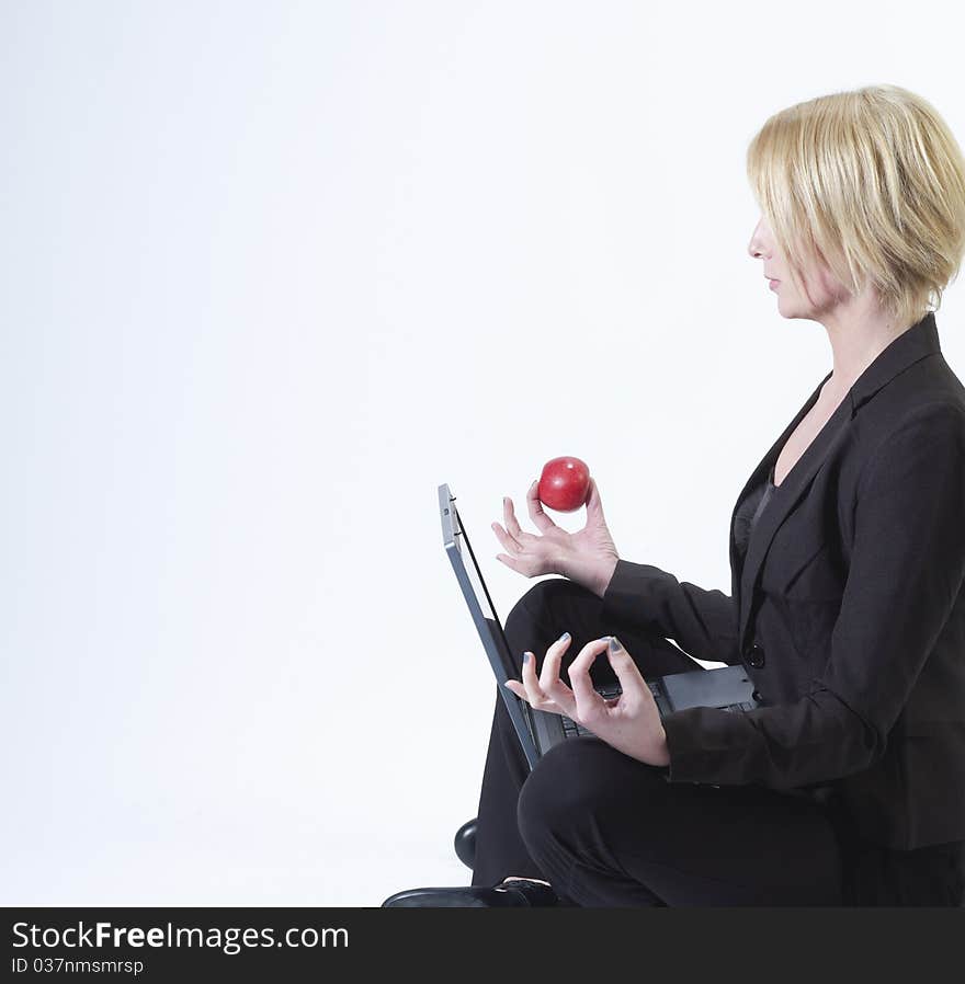 Businesswoman Sitting