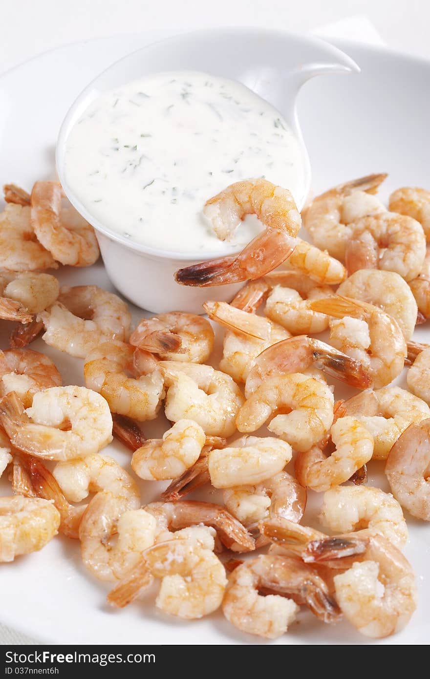 Fried shrimps