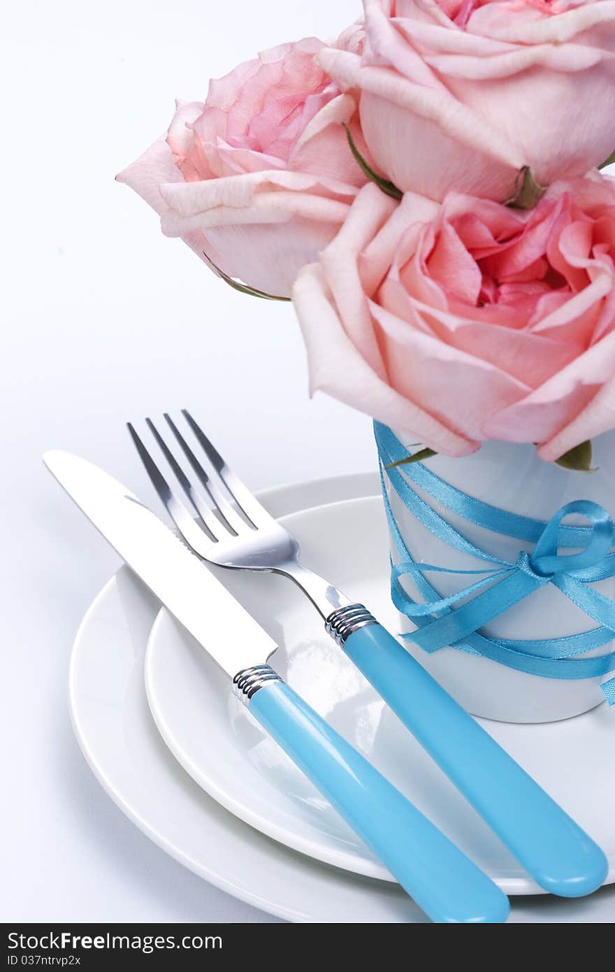 Romantic table setting