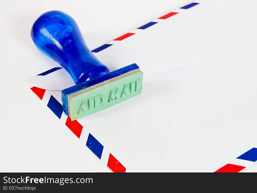 Approve letter on rubber stamp on air mail envelope background. Approve letter on rubber stamp on air mail envelope background