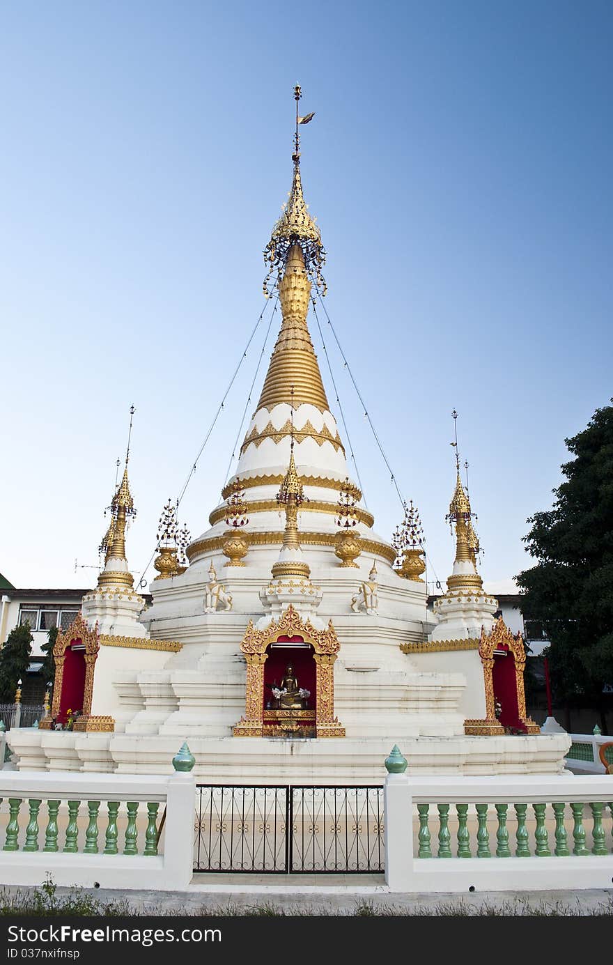 Wat thai at maehongson, thailand