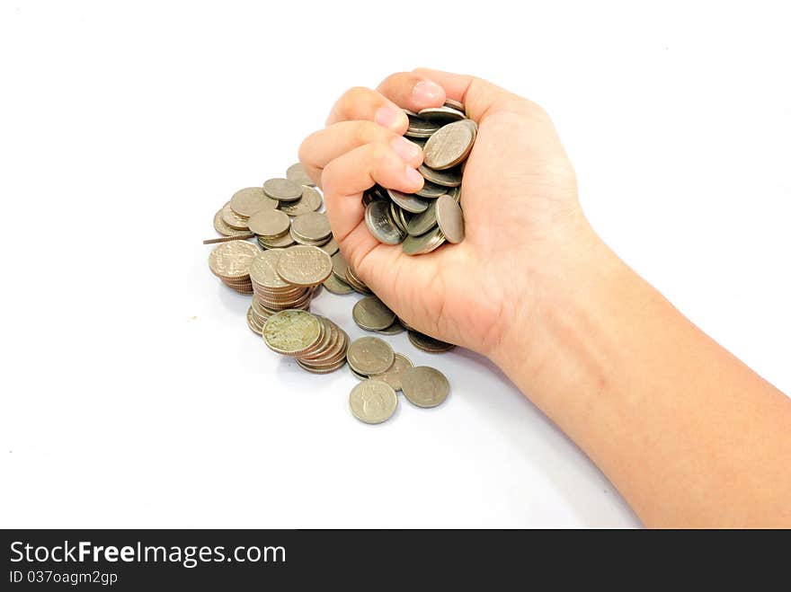 Hand With Coins