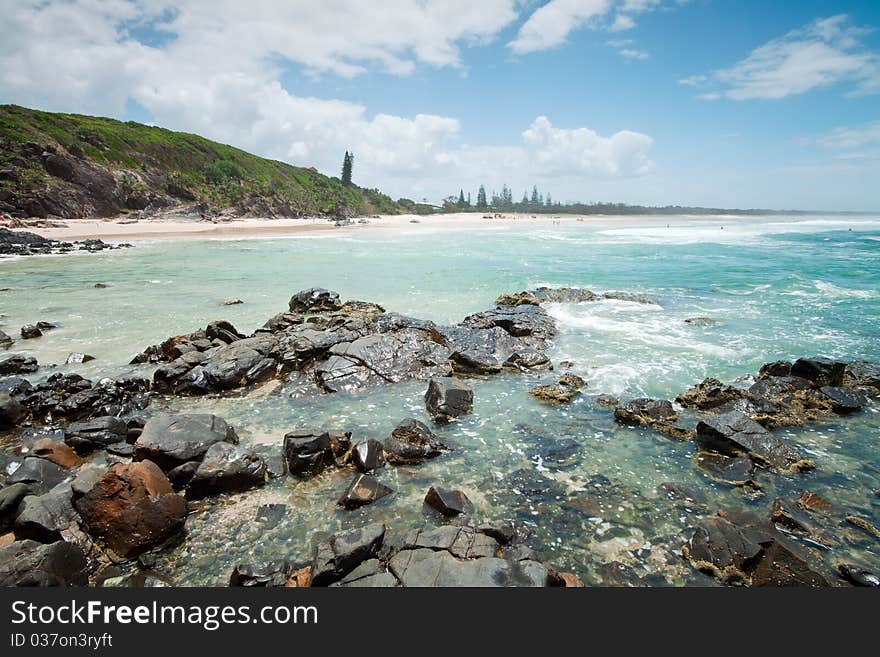 Australian Beach During The Day