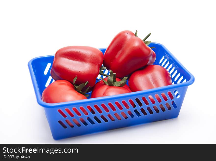 Tomato And Red Paprikas