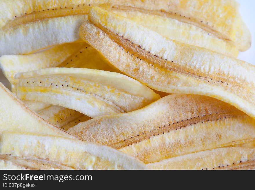 Dried Banana Strips