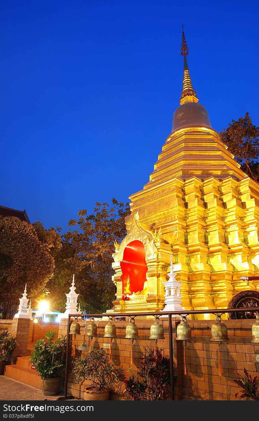 Buddhist Temple In Chiang Mai