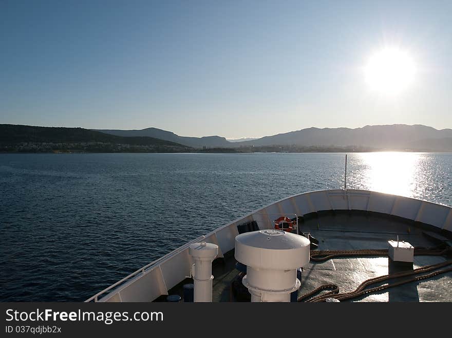 Split view from the ship in Croatia. Split view from the ship in Croatia